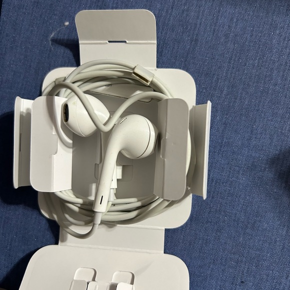 White Wired Earphones